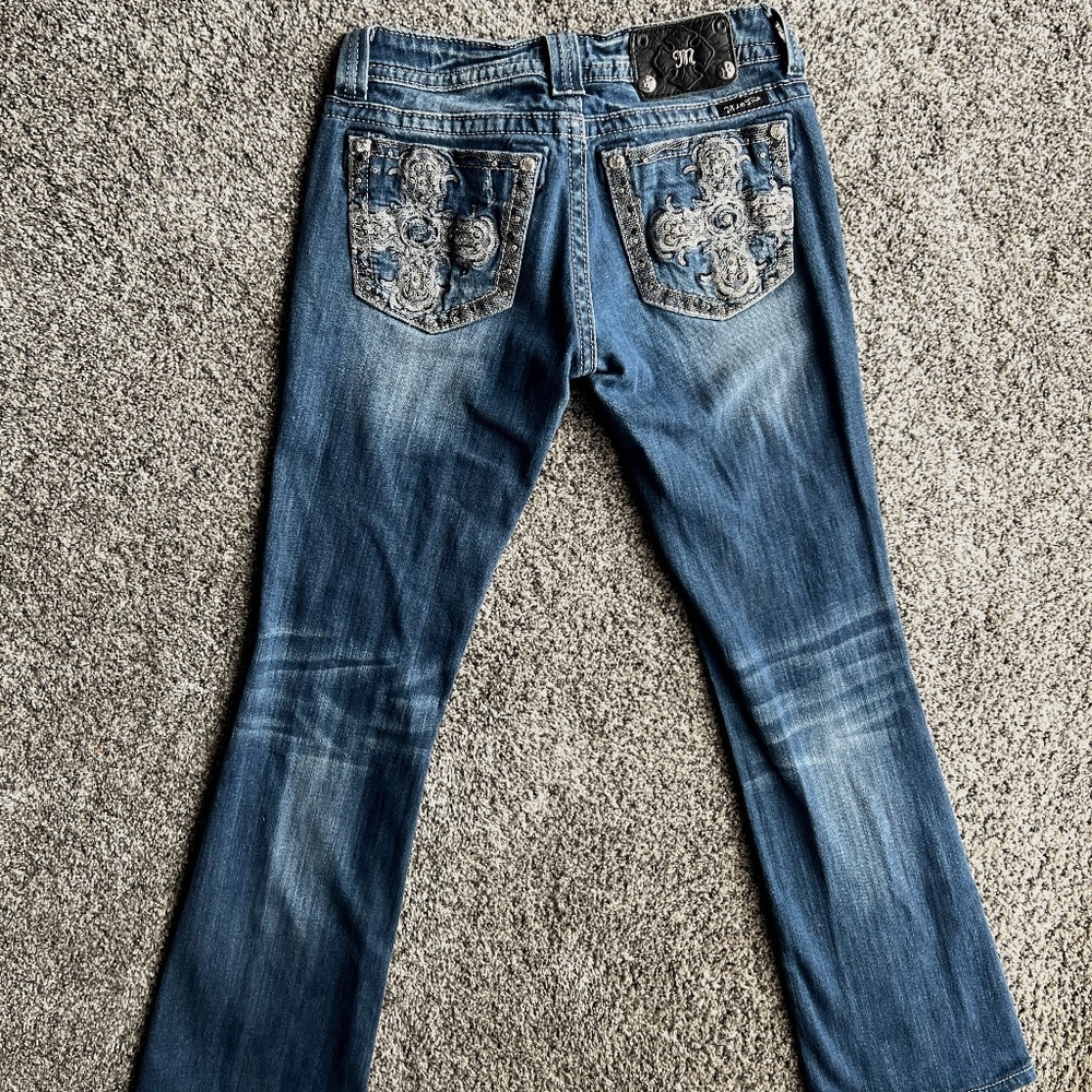 MISS ME Womens Boot Cut Jeans Sz 28 JP6135B